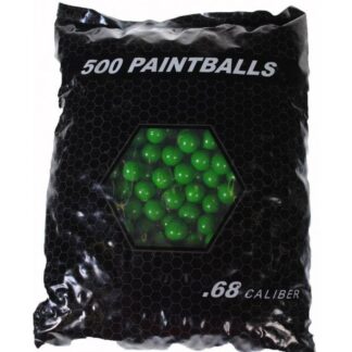 68 CALIBER PAINTBALLS BAG (500 BALLS) RAINBOW OR GI SPORTZ