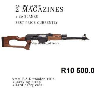 AK DAGLIOGLU DRAG / SVD 9MM P.A.K. BLANK RIFLE