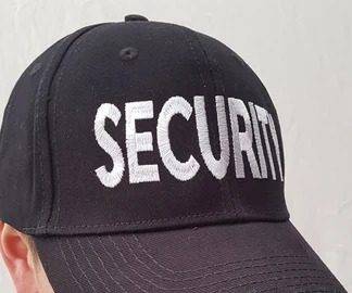 Security Embroidered Budget Cap