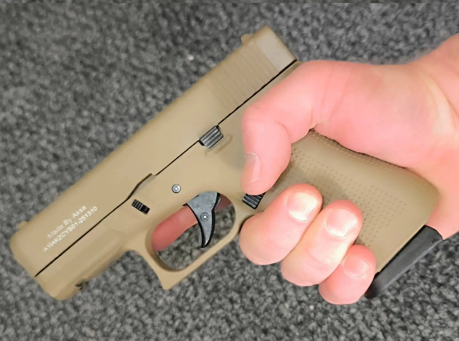 AKSA AK-22 FDE BLANK GUN 9mm P.A.K. (COMBO) - Image 2
