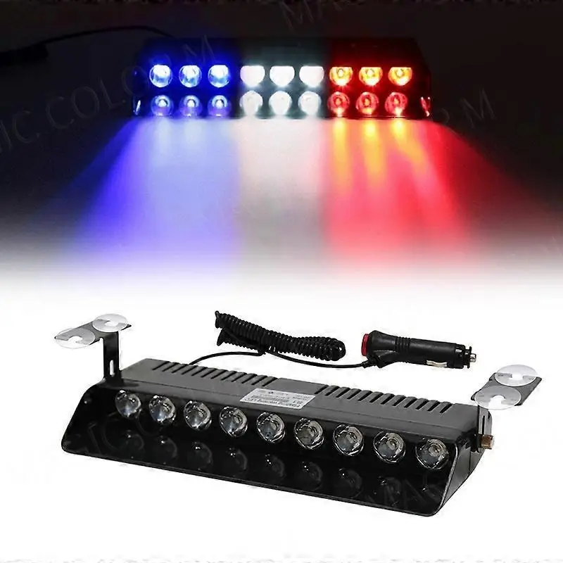 HIGH POWER LED 6 LIGHT "all in one" MULTI-FUNCTION STROBE LIGHT"WHITE"