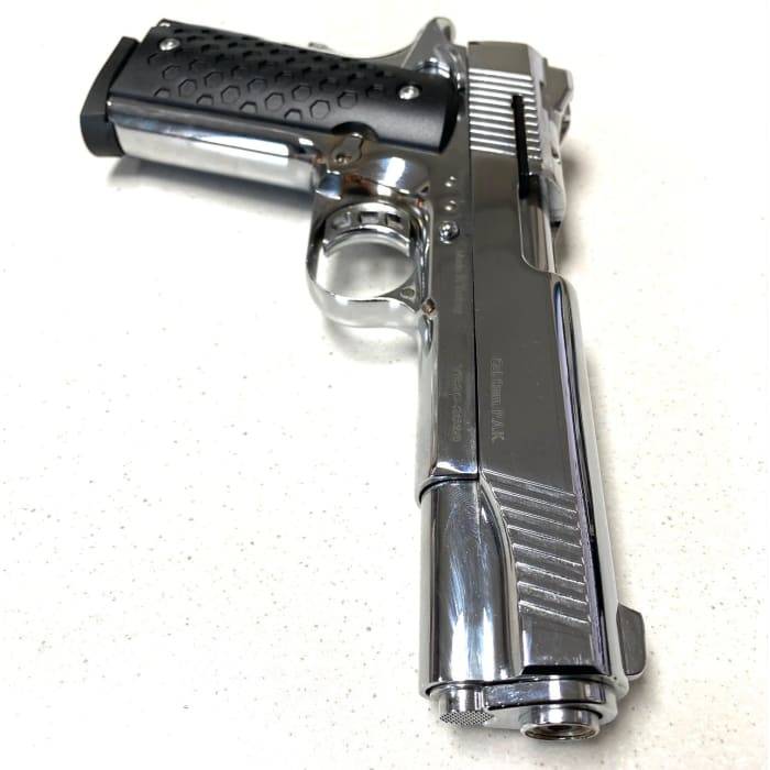 Kuzey 911 WHITE BLANK GUN 9mm P.A.K. + 20 blanks and Holster - Image 4