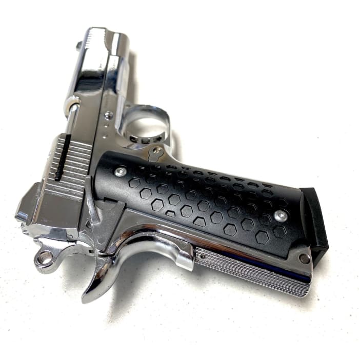 Kuzey 911 WHITE BLANK GUN 9mm P.A.K. + 20 blanks and Holster - Image 5
